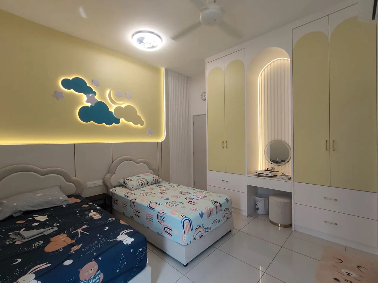 Completed custom bedroom wardrobe by TSP Haus
